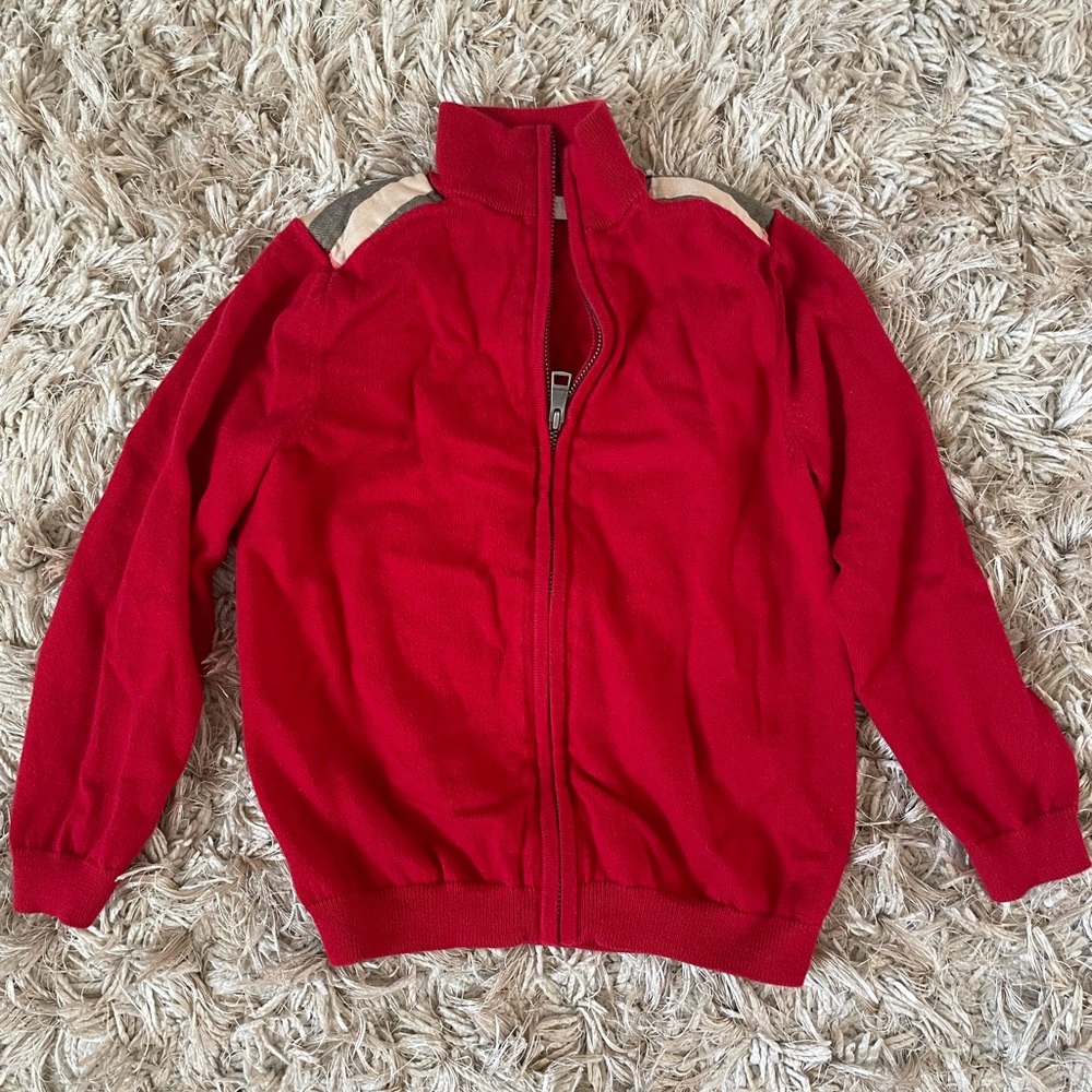 Boys Burberry Zip Up